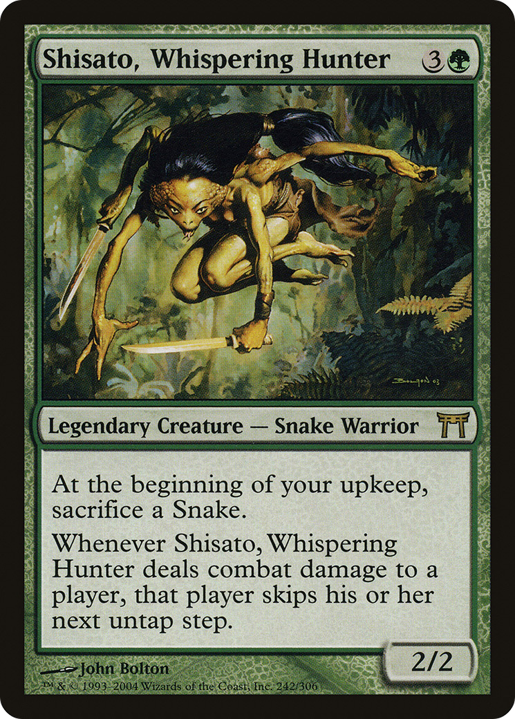 Shisato, Whispering Hunter [Champions of Kamigawa] Foil