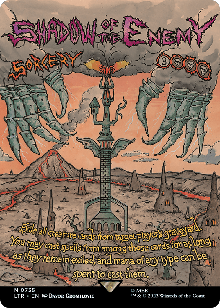 Shadow of the Enemy (Borderless Poster) [The Lord of the Rings: Tales of Middle-Earth] Foil