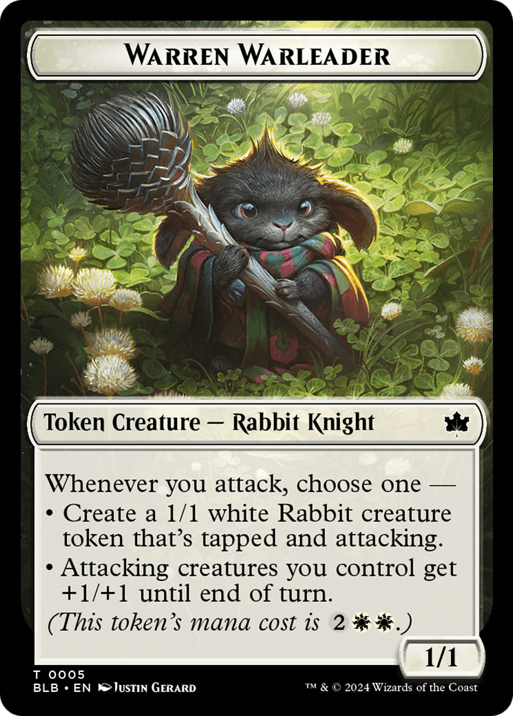 Warren Warleader (TBLB-005) - Bloomburrow Tokens Foil