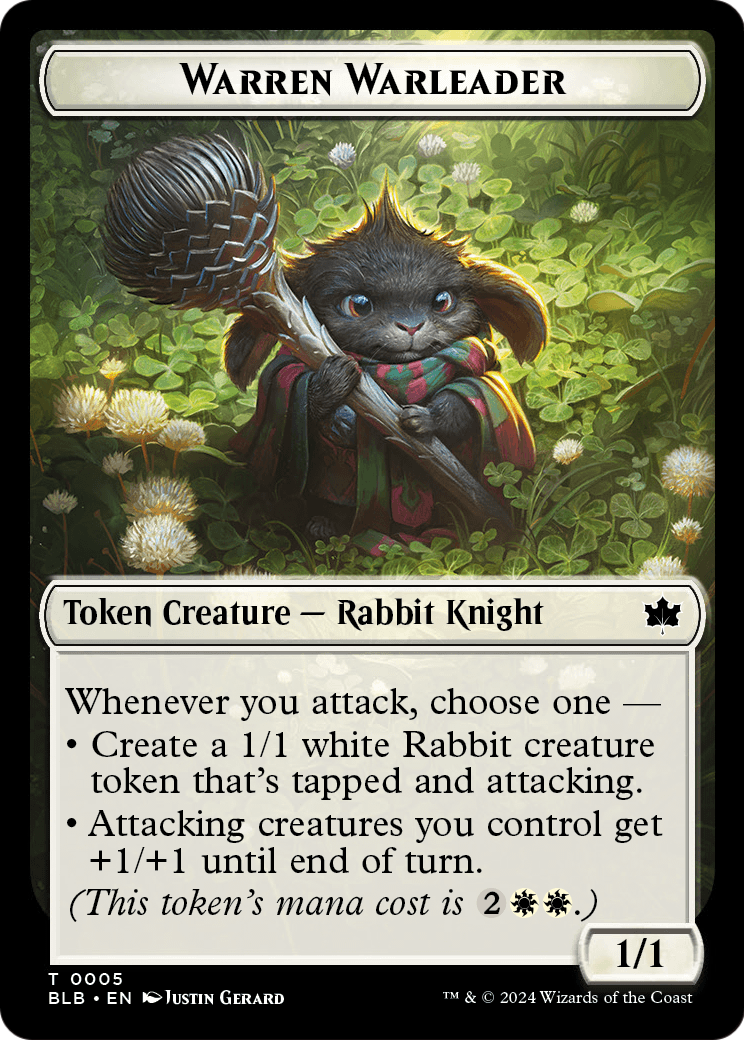 Warren Warleader (TBLB-005) - Bloomburrow Tokens Foil