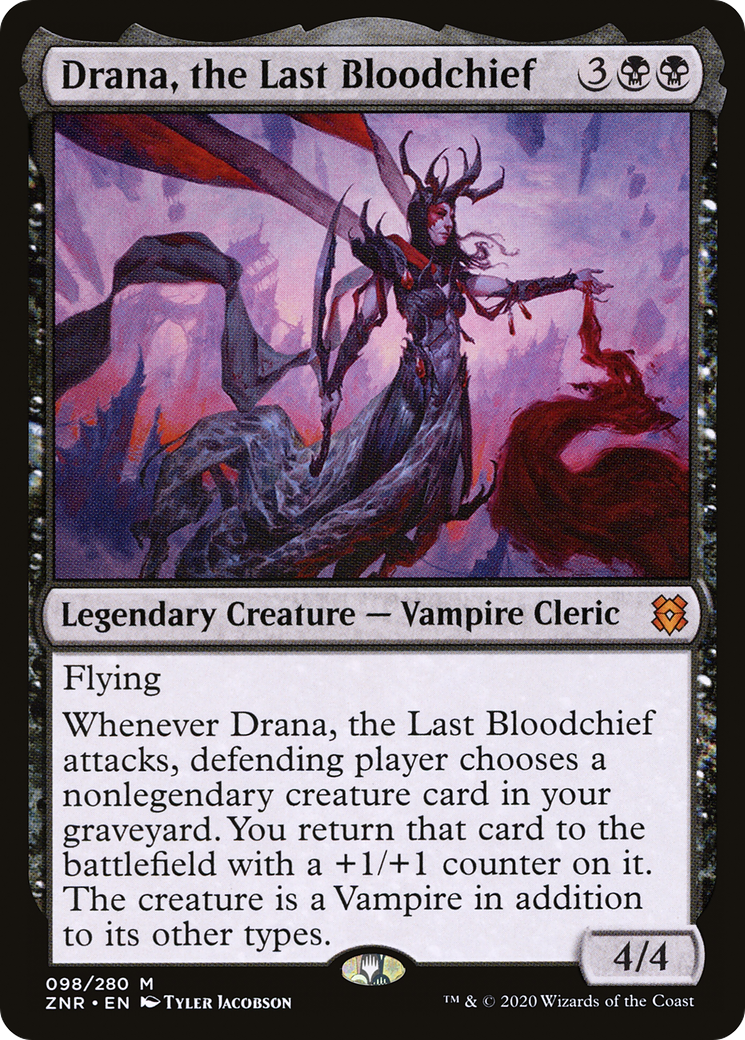 Drana, the Last Bloodchief [Zendikar Rising] Foil