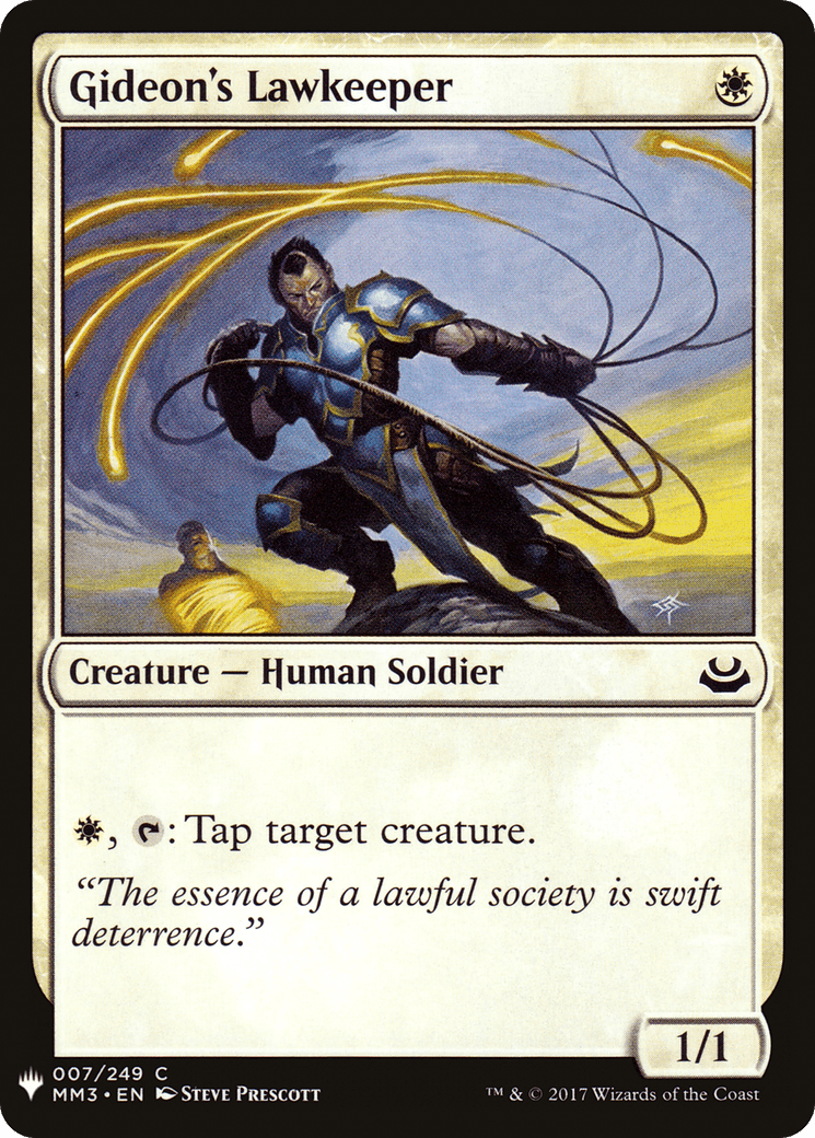 Gideon's Lawkeeper |  (MM3-7) [The List]