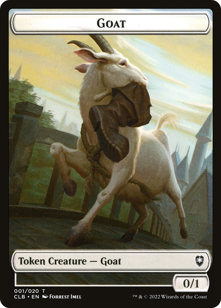 Goat (TCLB-001) - Battle for Baldur's Gate Tokens Foil