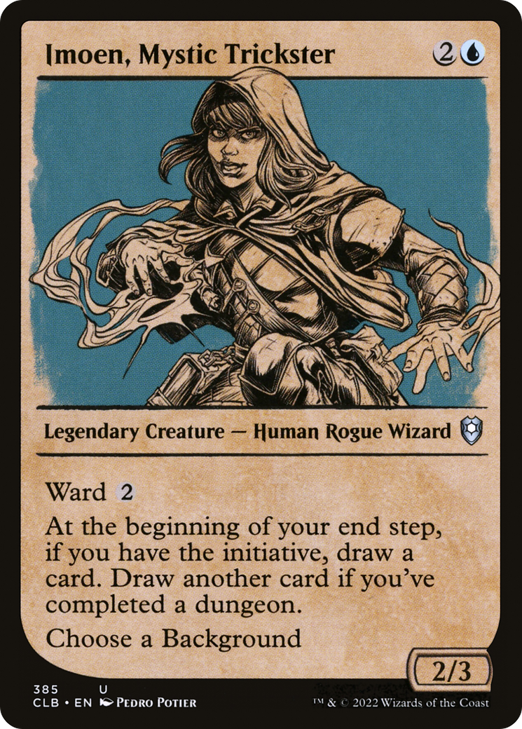 Imoen, Mystic Trickster (Showcase) [Commander Legends: Battle for Baldur's Gate] Foil