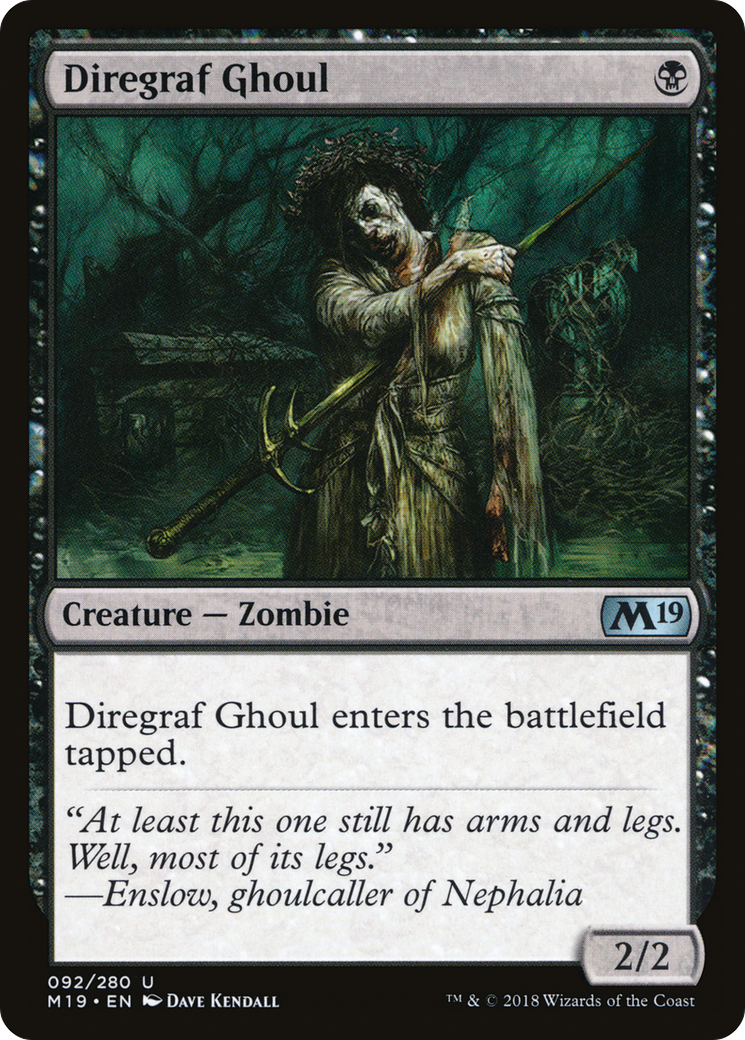 Diregraf Ghoul [Core Set 2019] Foil