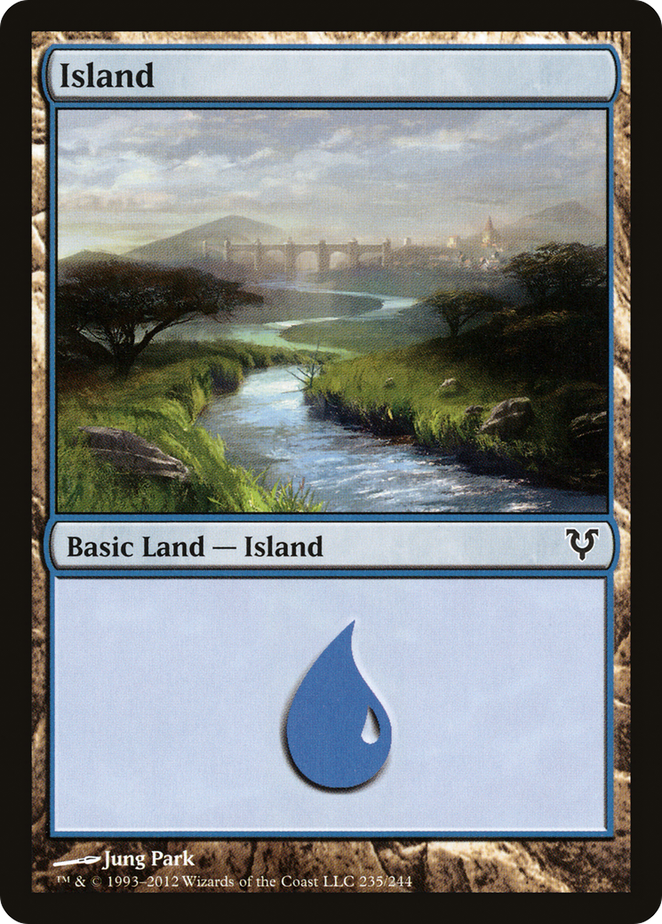 Island (235) [Avacyn Restored] Foil