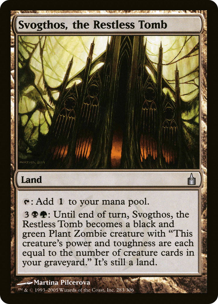 Svogthos, the Restless Tomb [Ravnica: City of Guilds] Foil