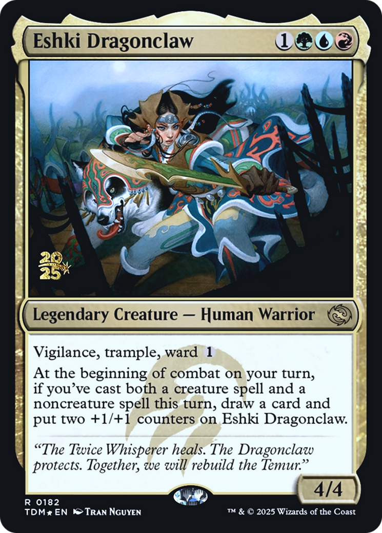 Eshki Dragonclaw (182) [Prerelease Cards]  Foil