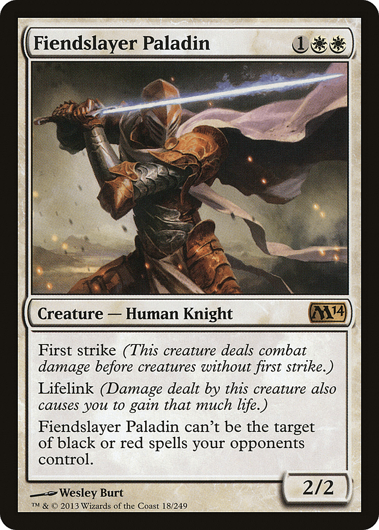 Fiendslayer Paladin [Magic 2014] Foil