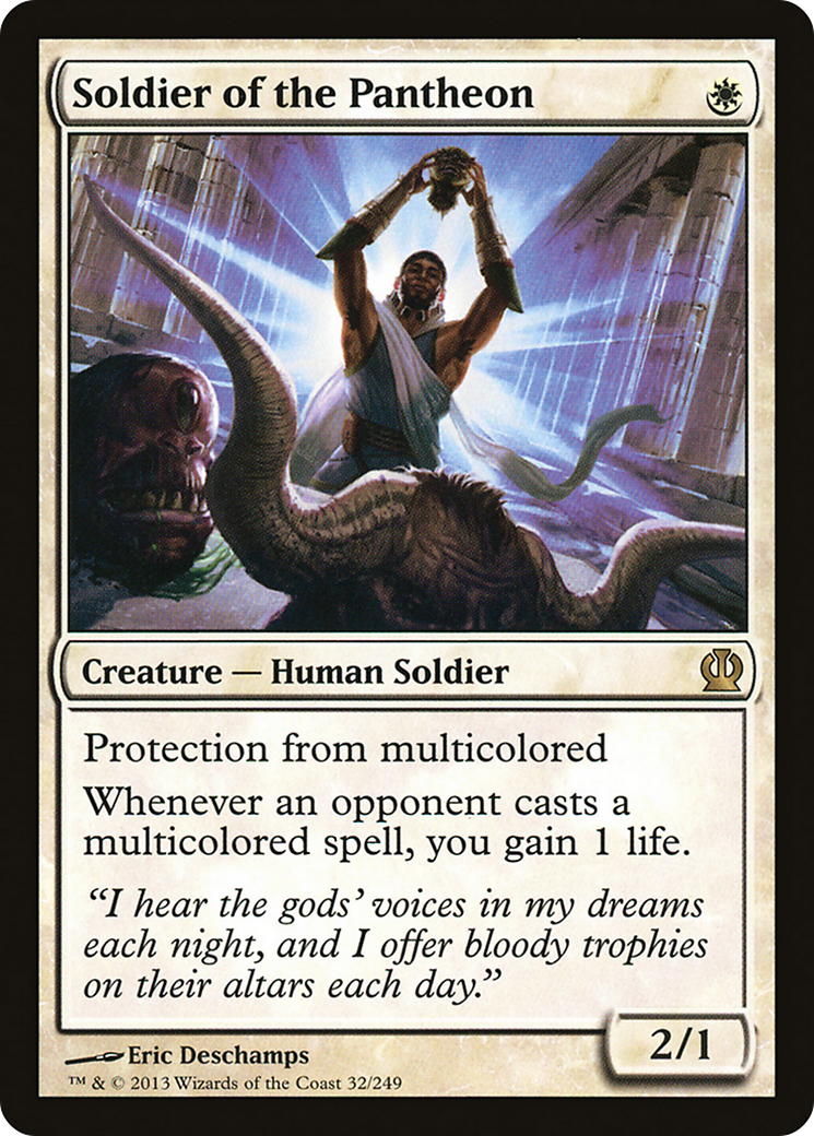 Soldier of the Pantheon [Theros] Foil