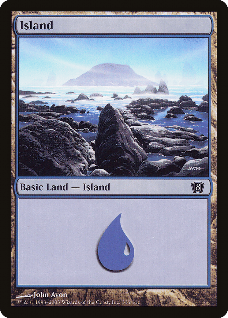 Island (335) [Eighth Edition] Foil