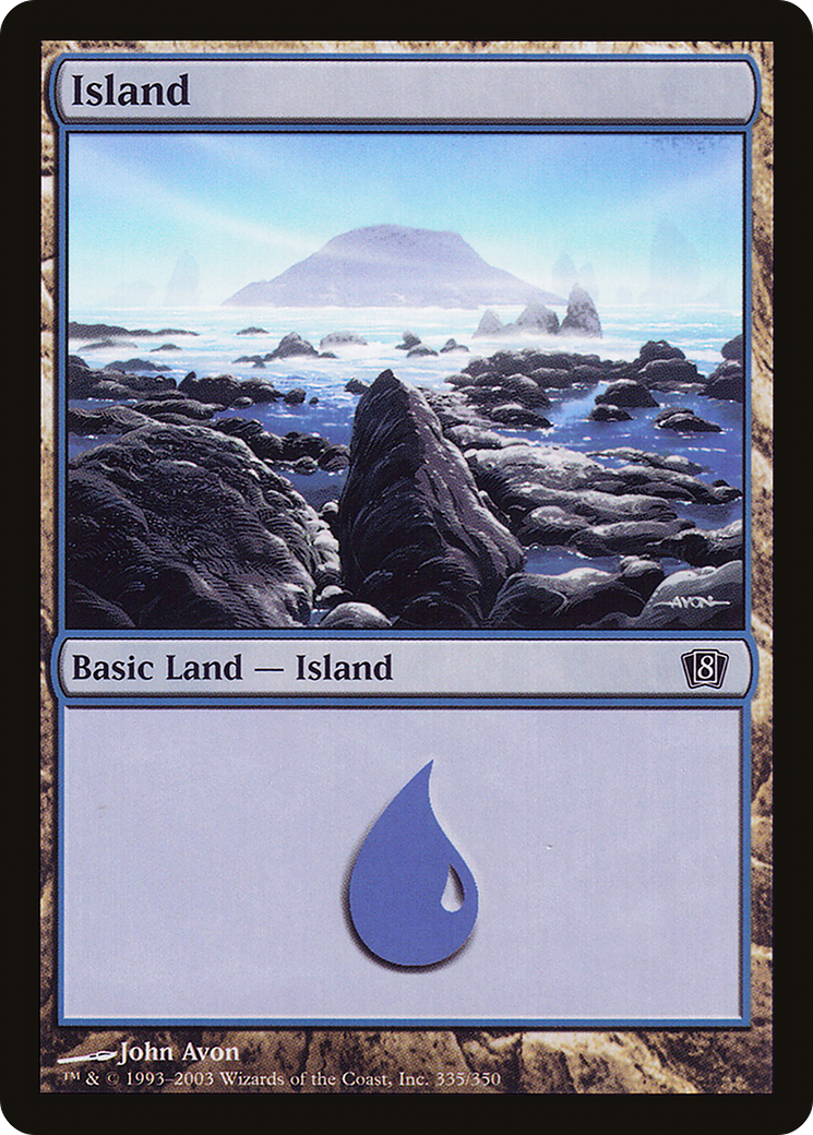 Island (335) [Eighth Edition] Foil