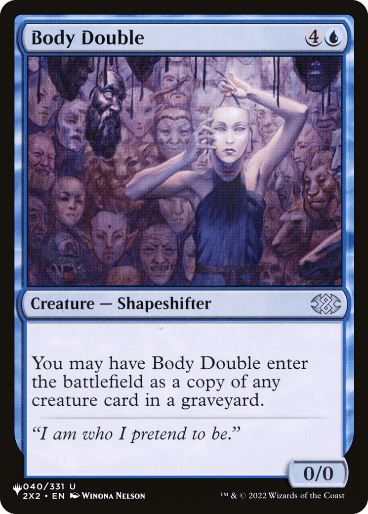 Body Double |  (2X2-40) [The List]