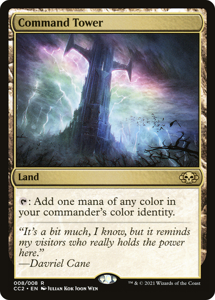 Command Tower [Commander Collection: Black] Foil