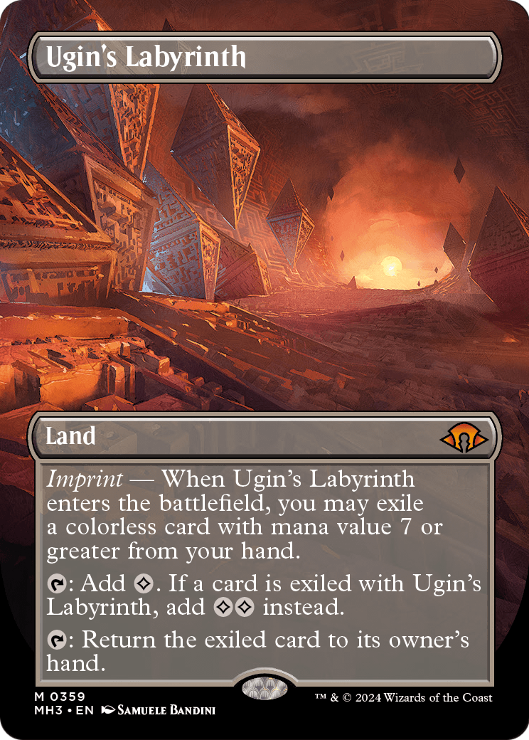 Ugin's Labyrinth (MH3-359) - Modern Horizons 3 (Borderless)