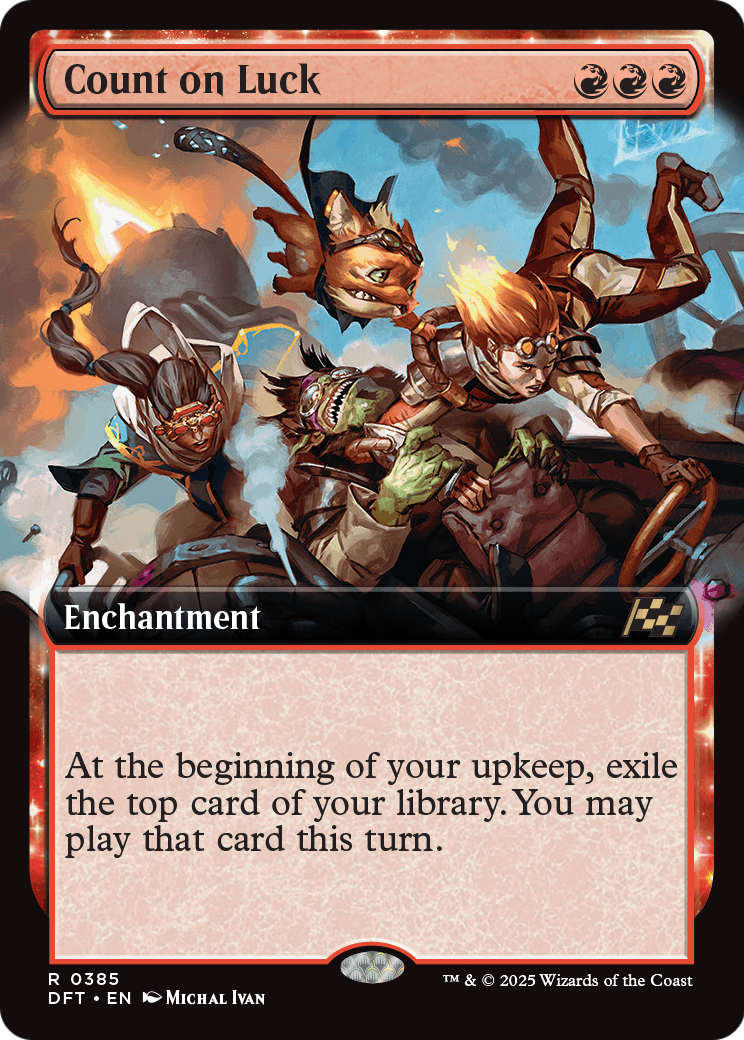 Count on Luck (Extended Art) |  (385) [Aetherdrift]