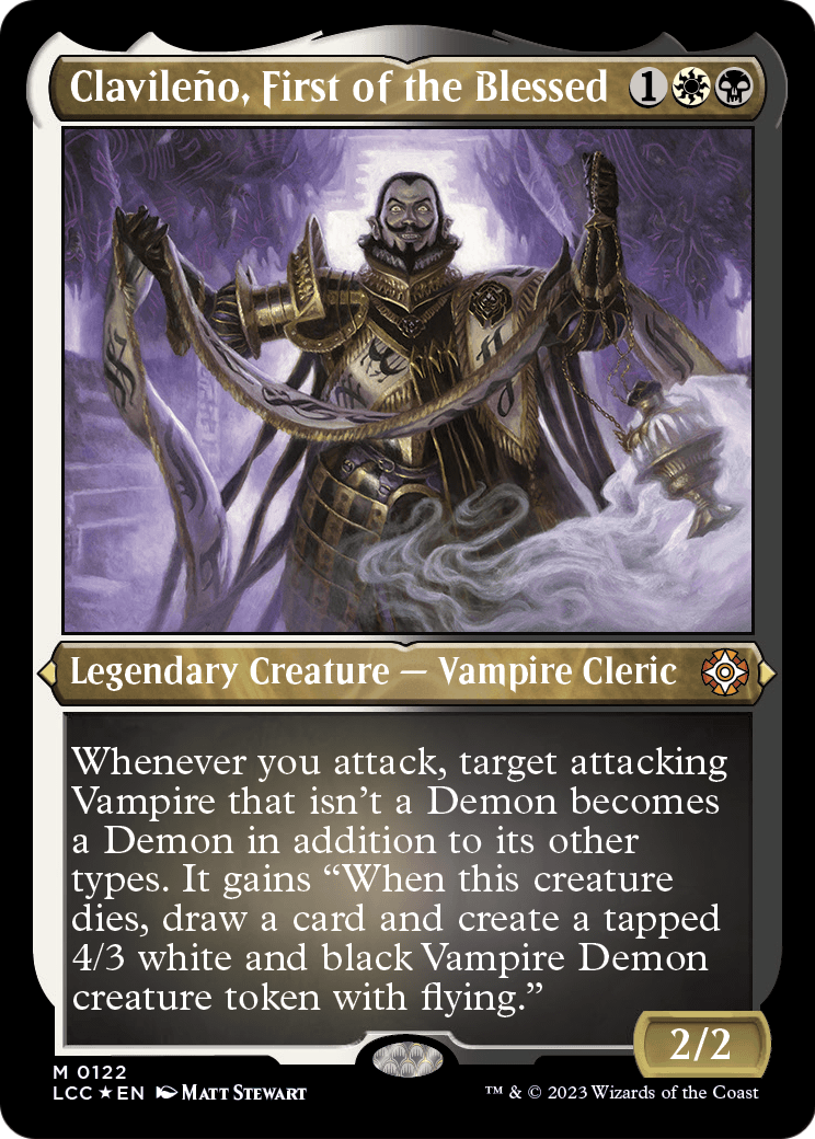 Clavileño, First of the Blessed (122) [The Lost Caverns of Ixalan Commander]  Foil