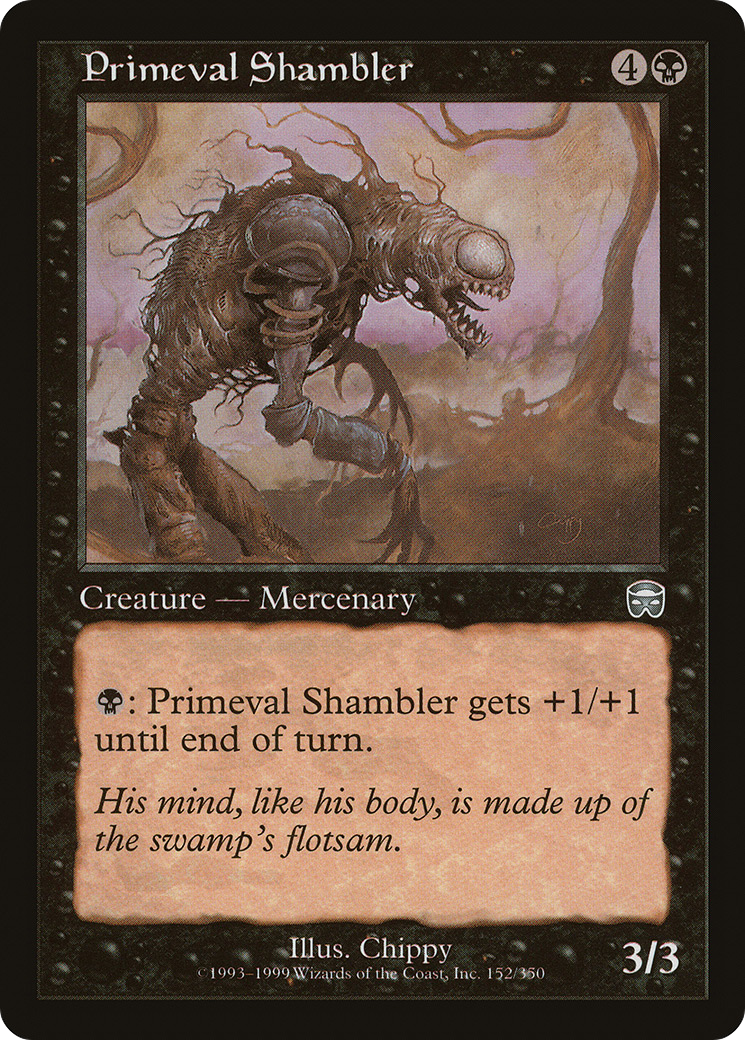 Primeval Shambler [Mercadian Masques] Foil