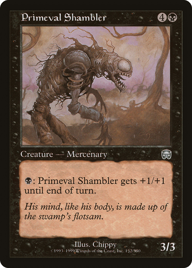 Primeval Shambler [Mercadian Masques] Foil
