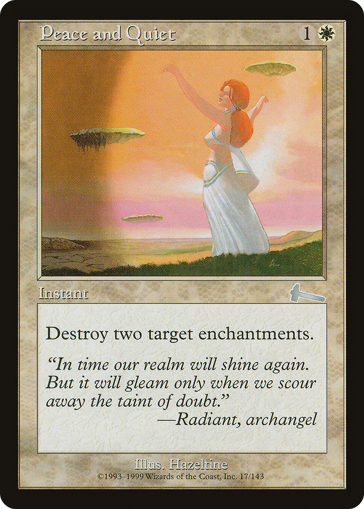 Peace and Quiet [Urza's Legacy] Foil