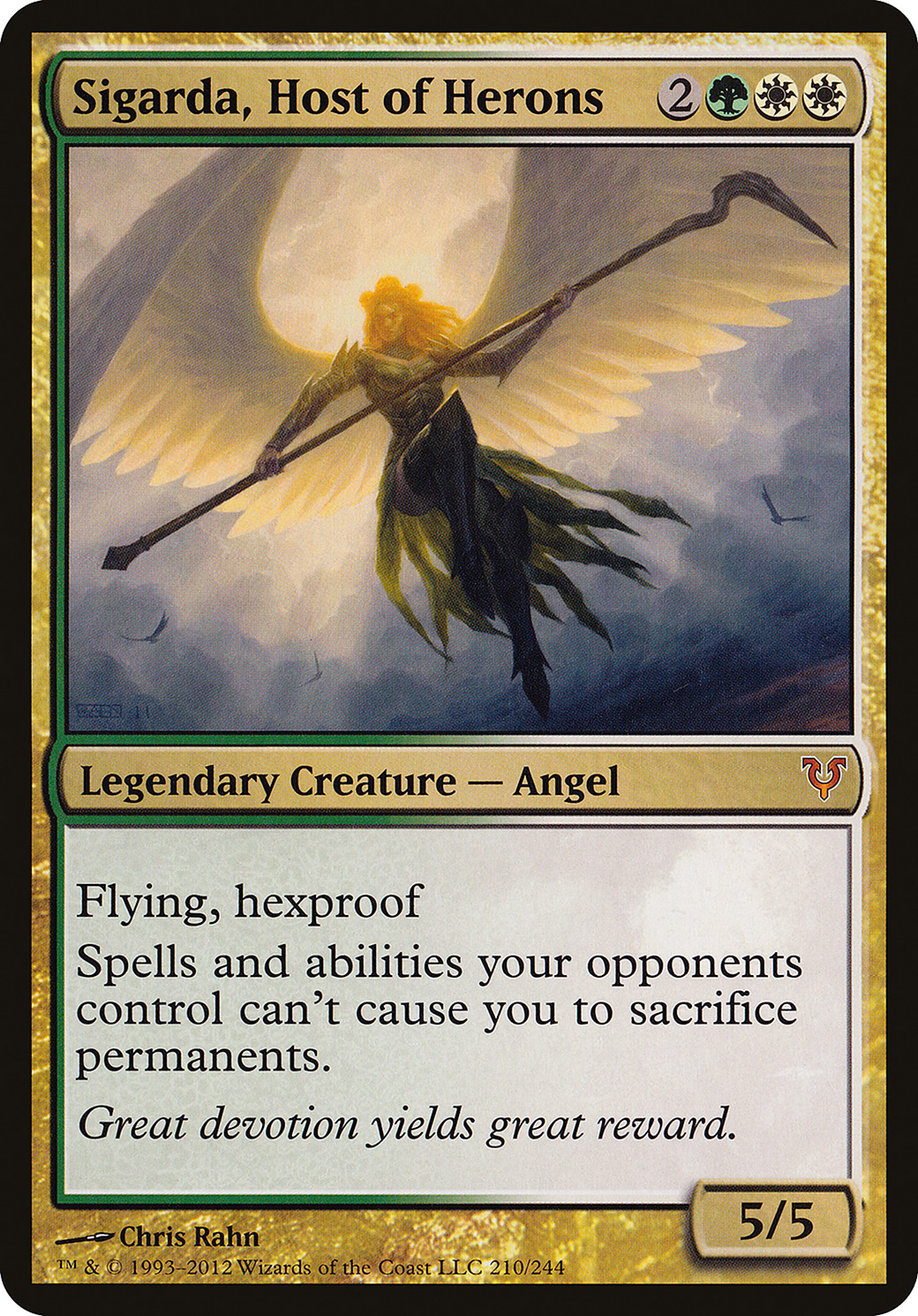 Sigarda, Host of Herons [Open the Helvault] Foil