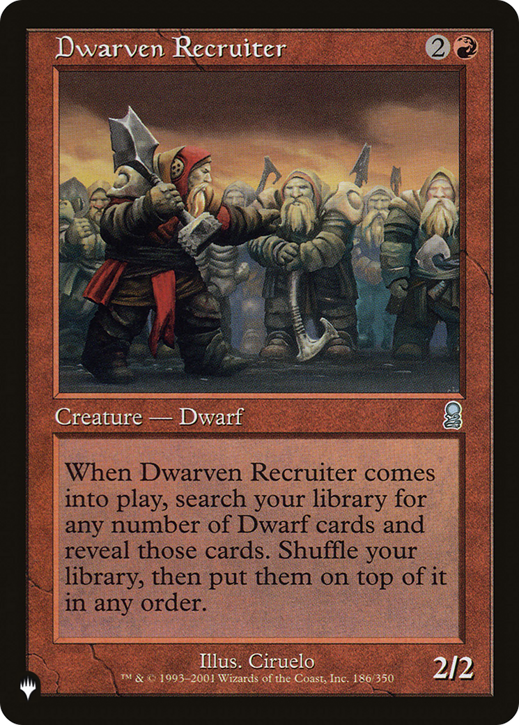 Dwarven Recruiter |  (ODY-186) [The List]