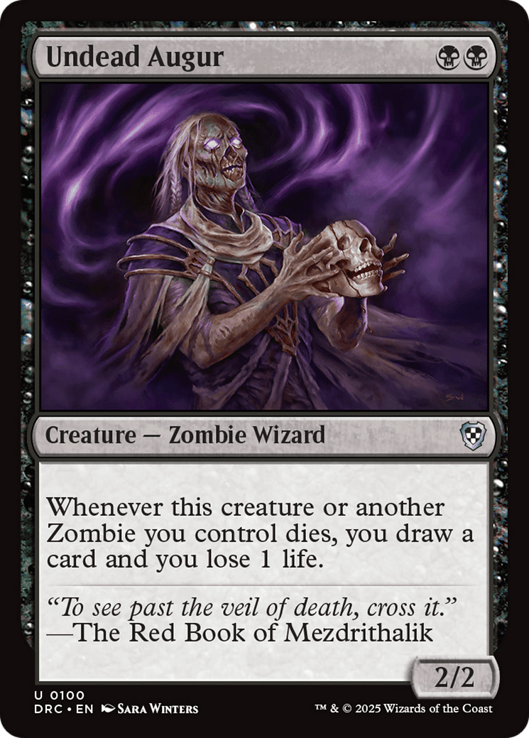 Undead Augur (-100) [Commander: Aetherdrift]
