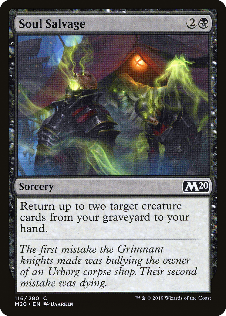 Soul Salvage [Core Set 2020] Foil