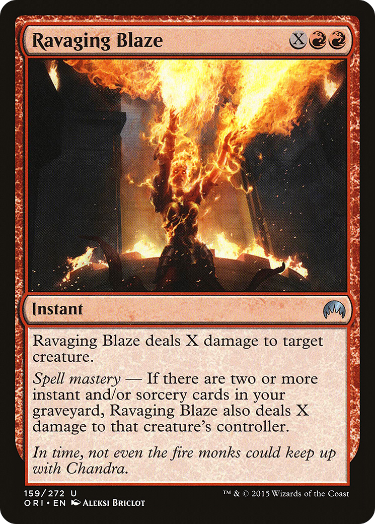 Ravaging Blaze [Magic Origins] Foil