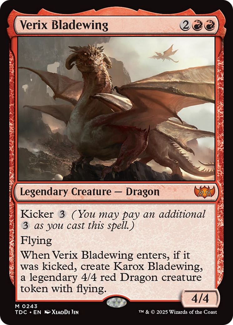 Verix Bladewing (243) [Commander: Tarkir: Dragonstorm]