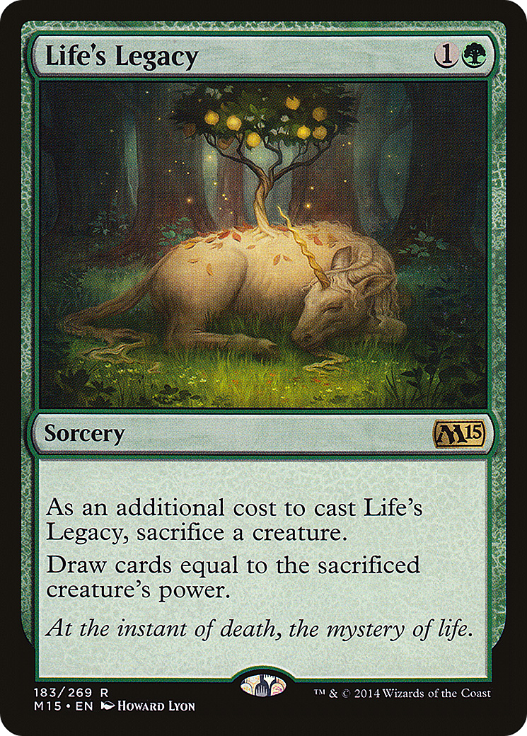 Life's Legacy [Magic 2015] Foil