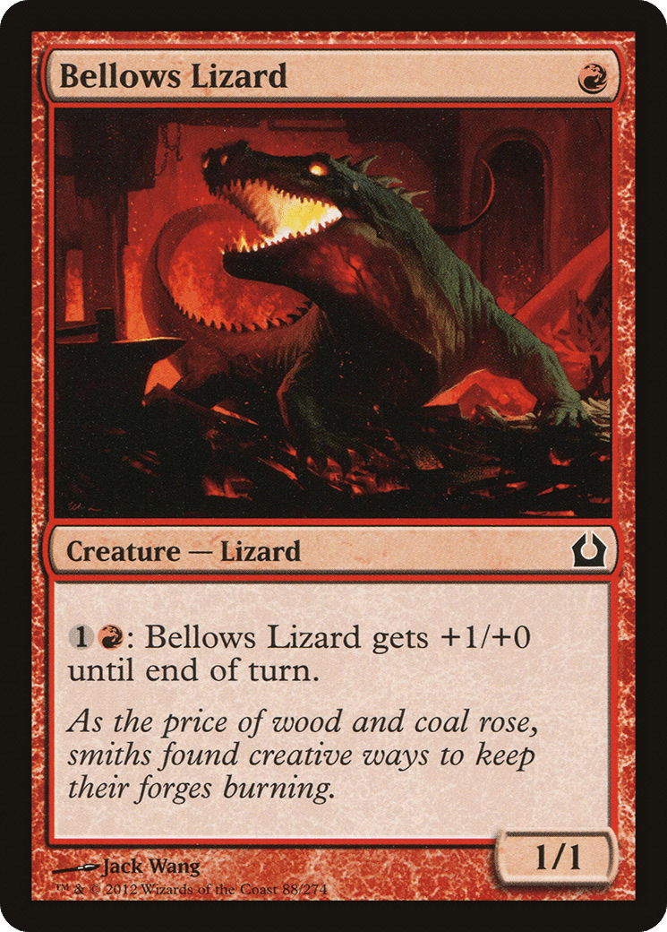 Bellows Lizard [Return to Ravnica] Foil