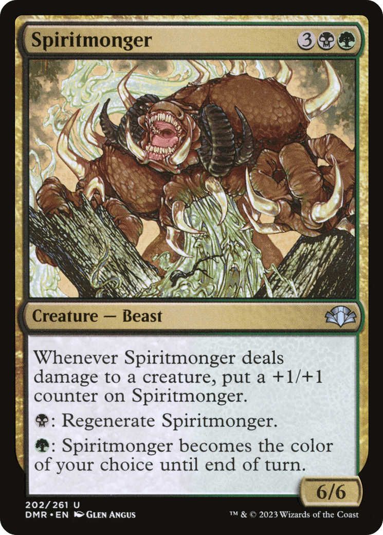 Spiritmonger [Dominaria Remastered] Foil
