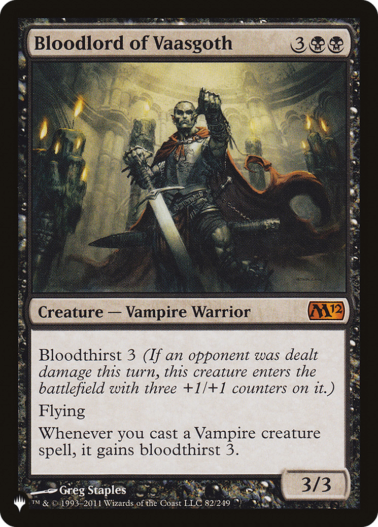 Bloodlord of Vaasgoth |  (M12-82) [The List]