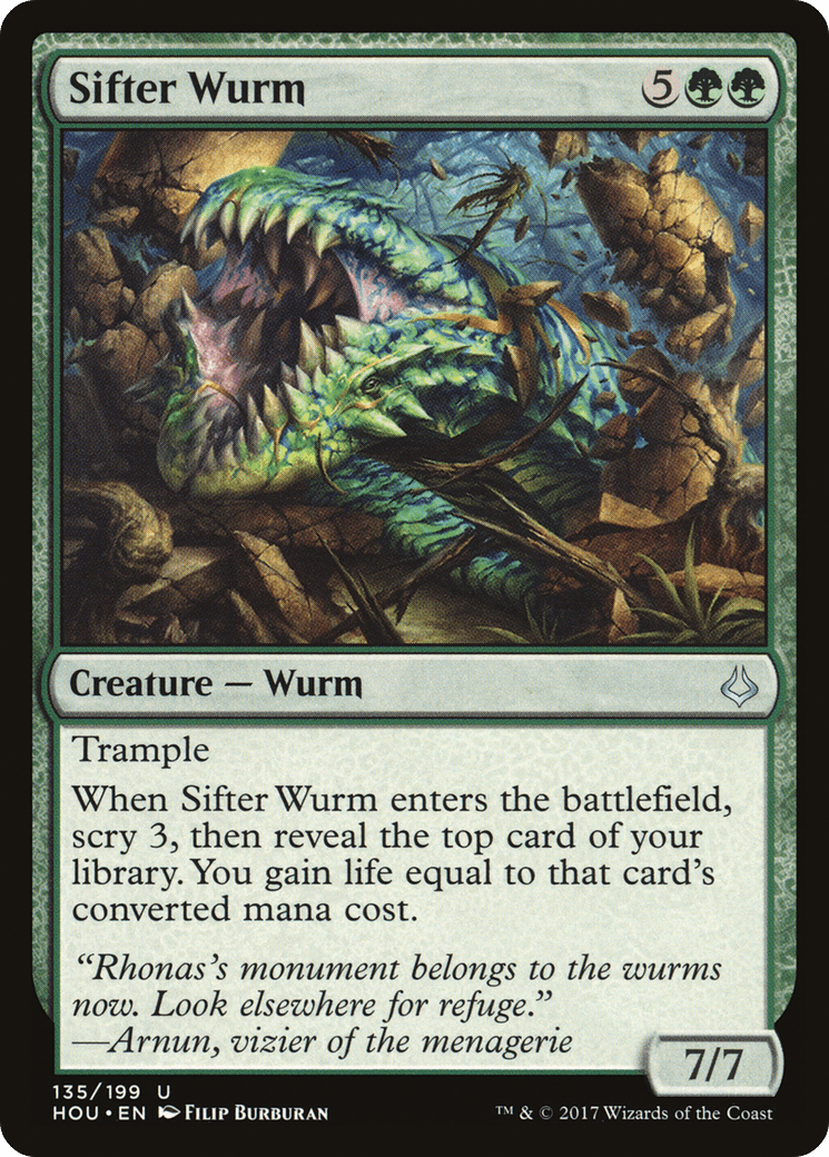 Sifter Wurm [Hour of Devastation] Foil