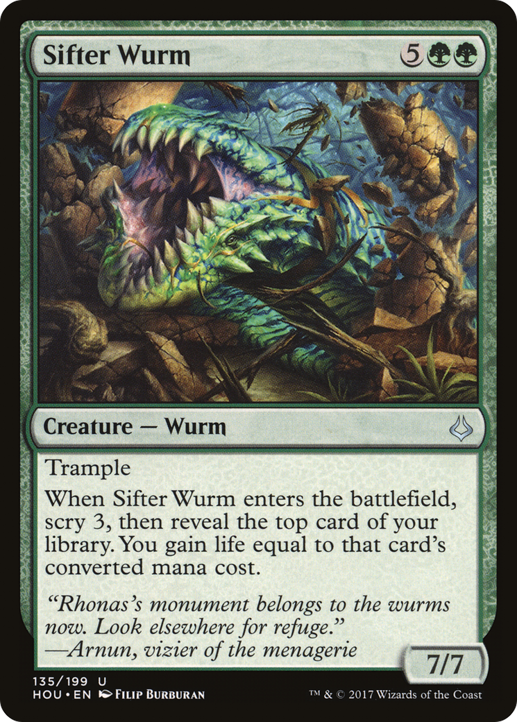 Sifter Wurm [Hour of Devastation] Foil