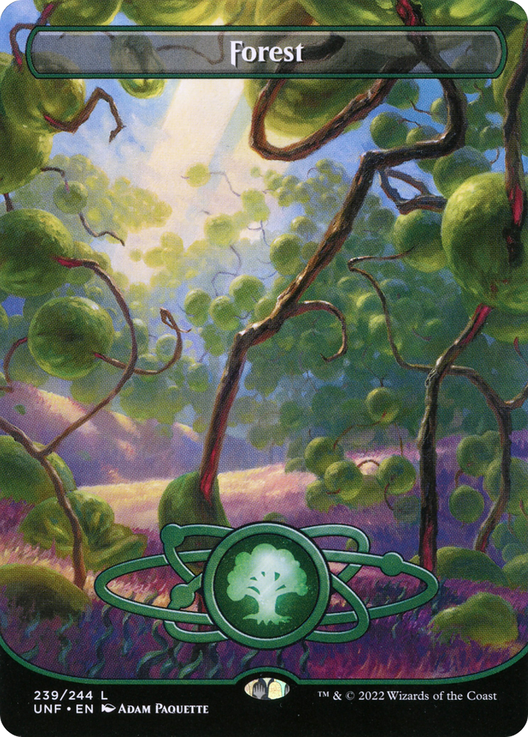 Forest (239) (Planetary Space-ic Land) [Unfinity] Foil