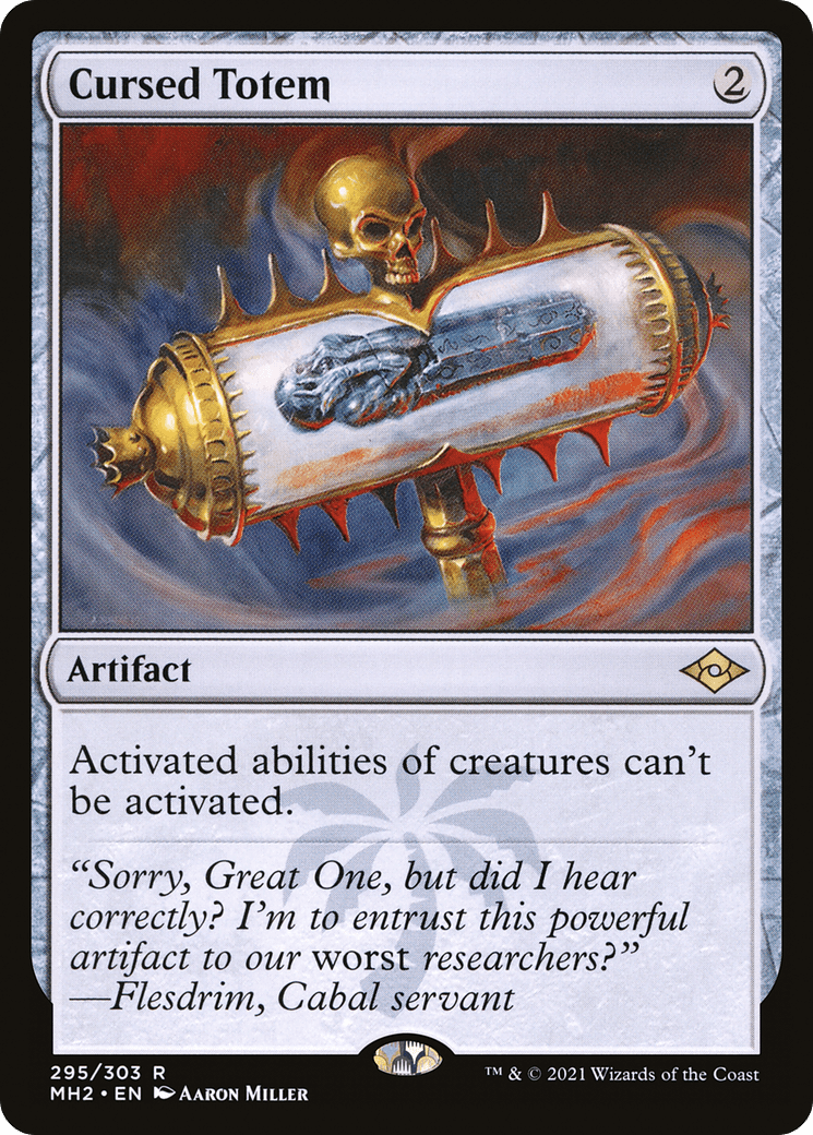Cursed Totem (MH2-295) - Modern Horizons 2 Foil