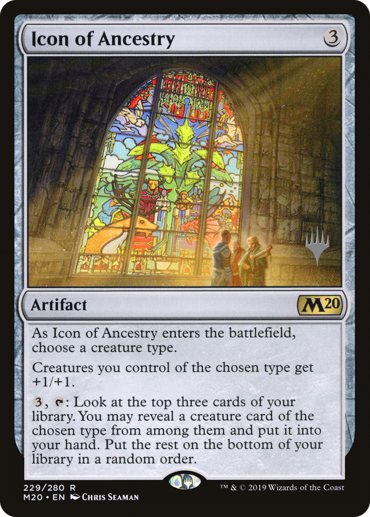 Icon of Ancestry (Promo Pack) [Core Set 2020 Promos] Foil