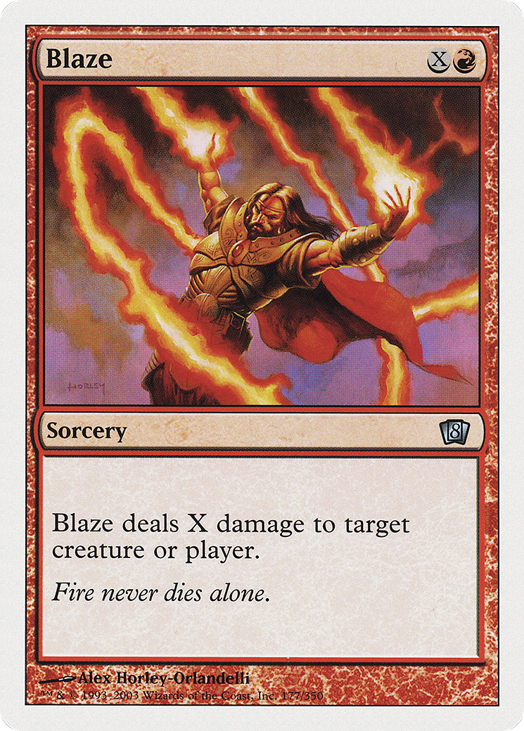 Blaze [Eighth Edition] Foil