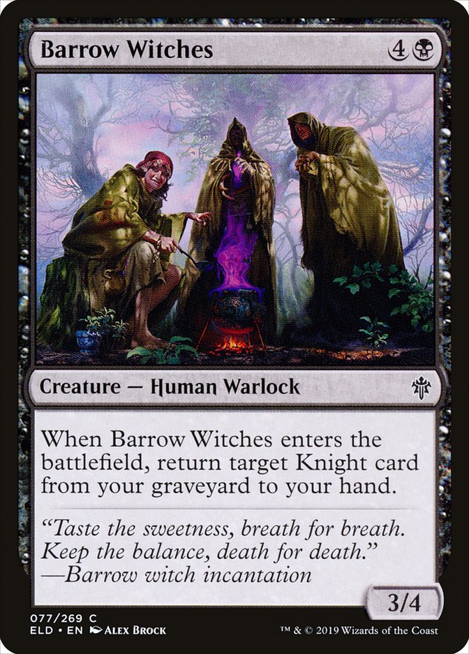 Barrow Witches 77/269 (Throne of Eldraine)  - Foil