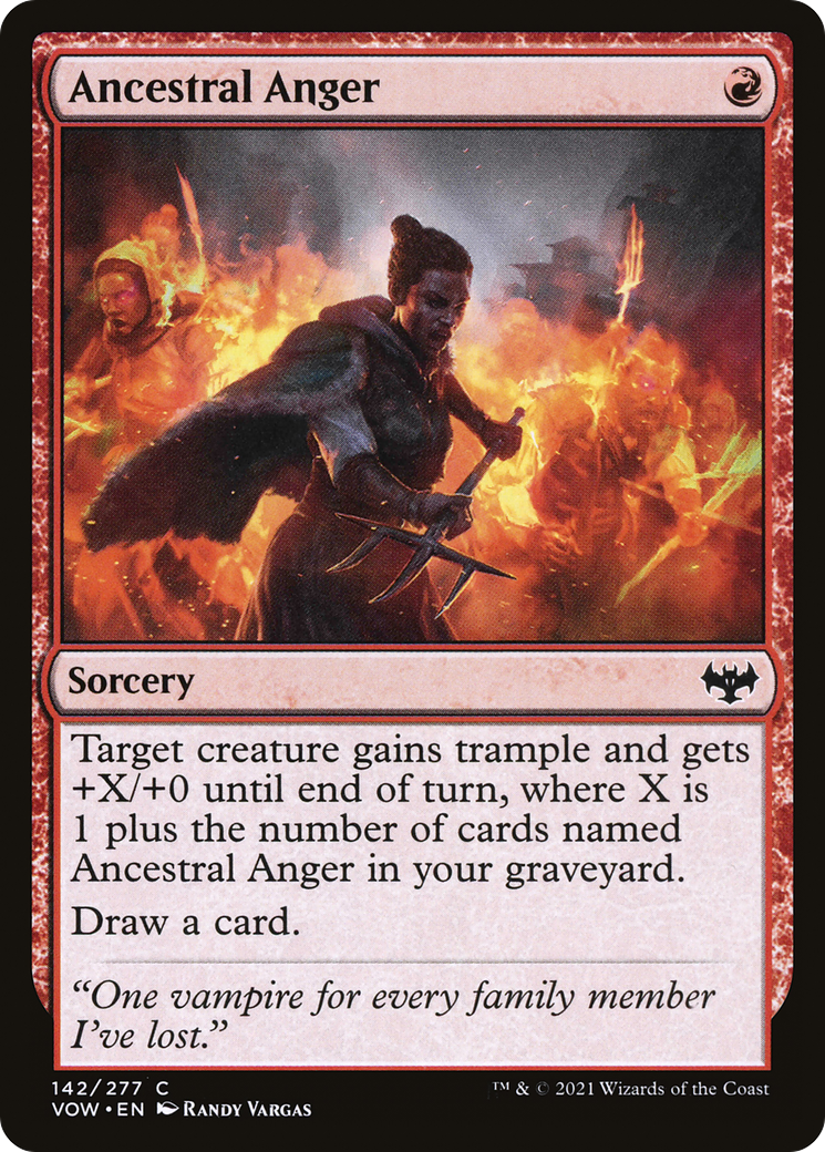 Ancestral Anger [Innistrad: Crimson Vow] Foil