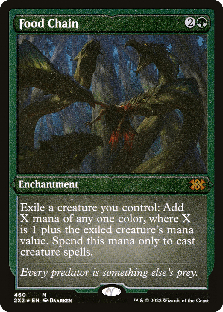 Food Chain (Foil Etched) |  Foil (460) [Double Masters 2022]