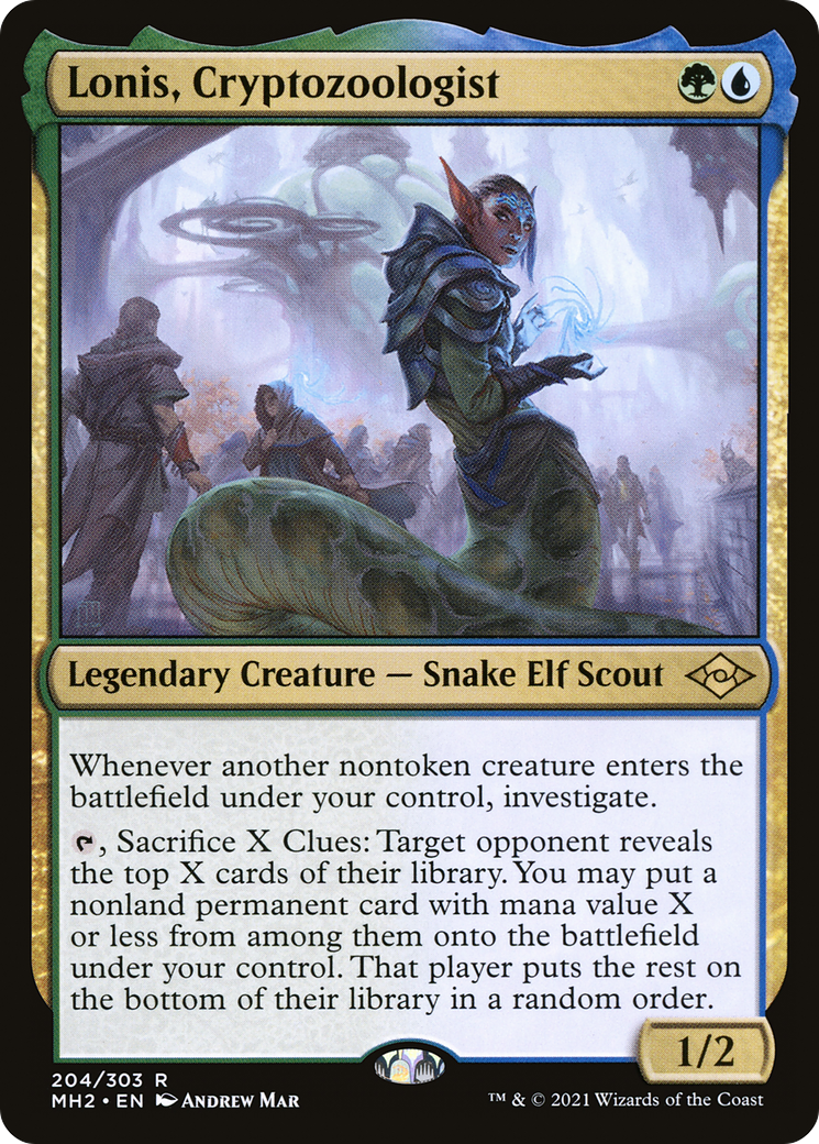 Lonis, Cryptozoologist [Modern Horizons 2] Foil