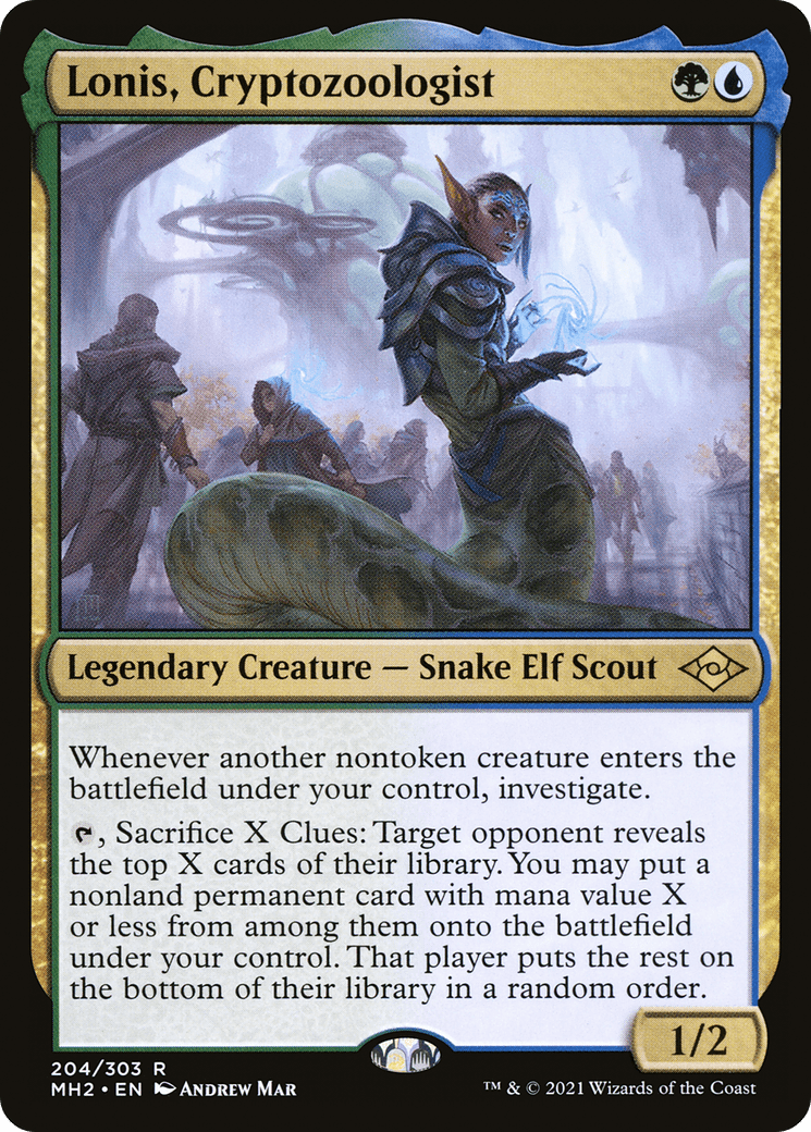 Lonis, Cryptozoologist [Modern Horizons 2] Foil
