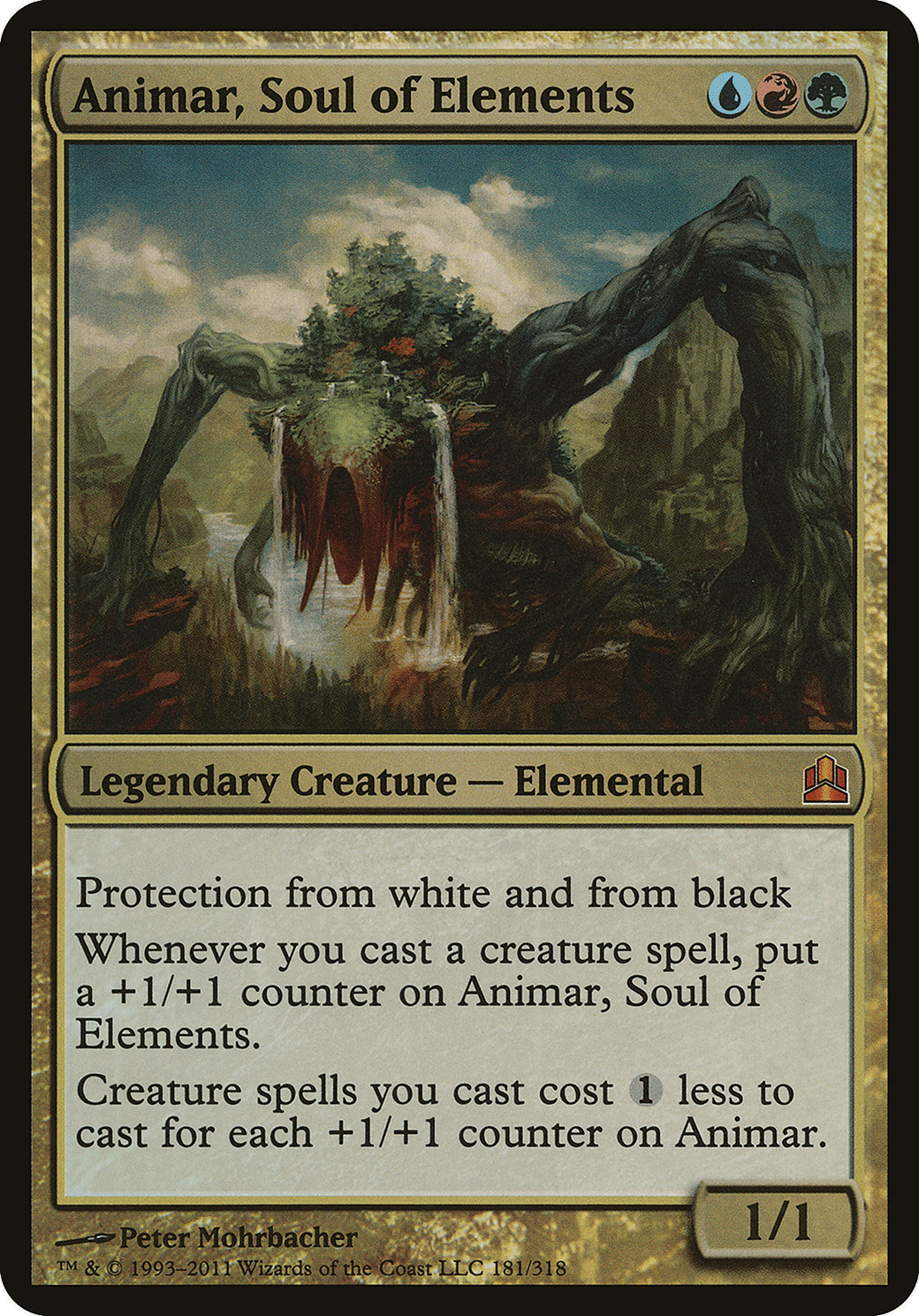 Animar, Soul of Elements (Oversized) [Commander 2011 Oversized]