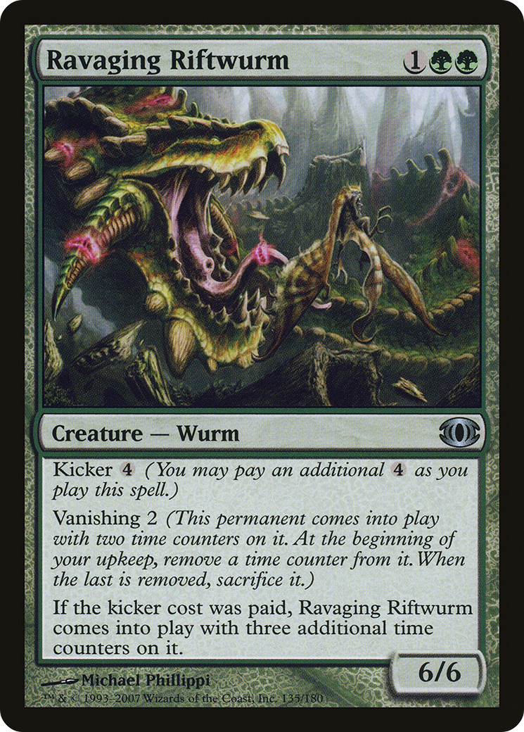 Ravaging Riftwurm [Future Sight] Foil
