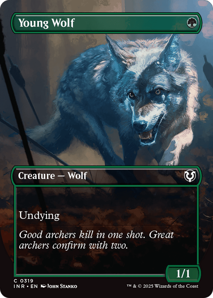 Young Wolf (Borderless) (-319) [Innistrad Remastered]