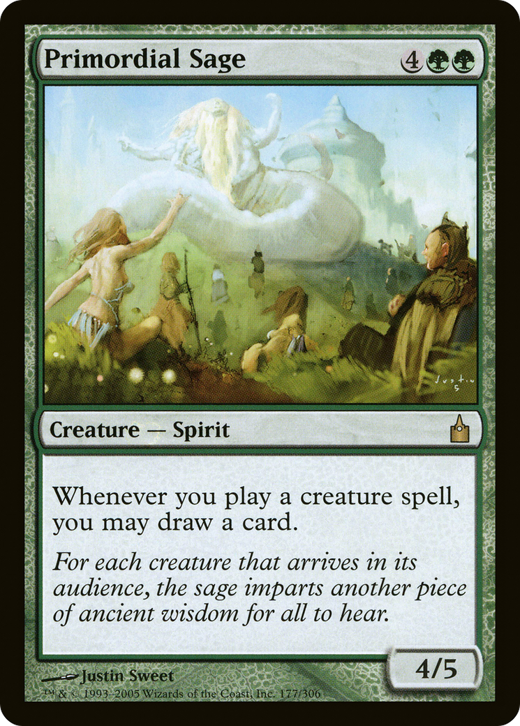 Primordial Sage [Ravnica: City of Guilds] Foil