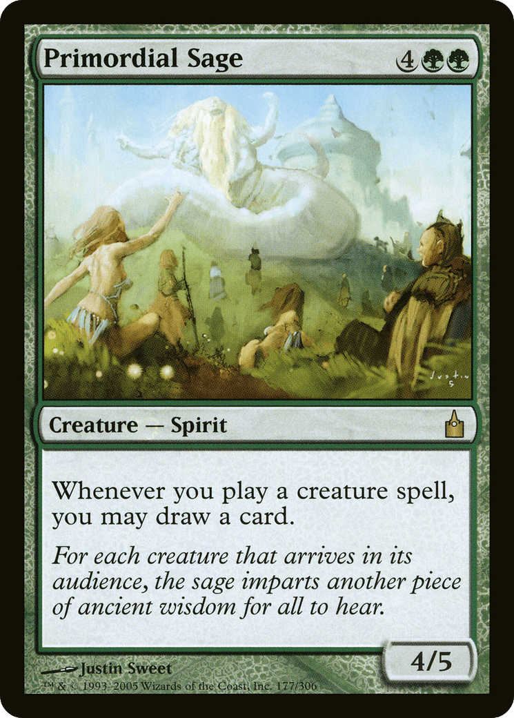 Primordial Sage [Ravnica: City of Guilds] Foil